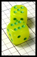 Dice : Dice - 6D Pipped - Yellow Chessex Menagerie - Gen Con Aug 2014